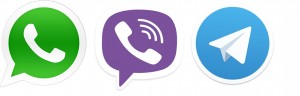 WhatsApp, Viber, Telegram